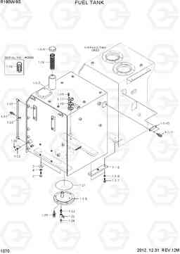 1070 FUEL TANK R170W-9S, Hyundai