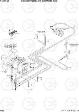 1085 AIR CONDITIONER BOTTOM SUB R170W-9S, Hyundai