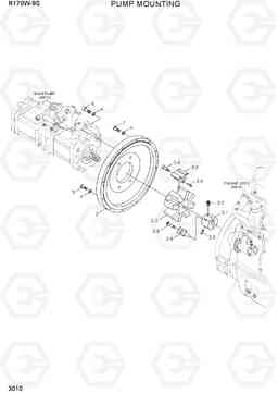 3010 PUMP MOUNTING R170W-9S, Hyundai