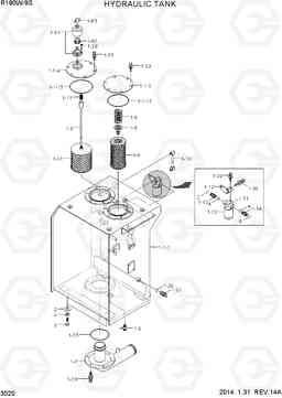 3020 HYDRAULIC TANK R170W-9S, Hyundai