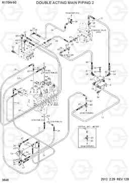 3646 D/ACT MAIN PIPING KIT 2(CLUSTER TYPE 1) R170W-9S, Hyundai
