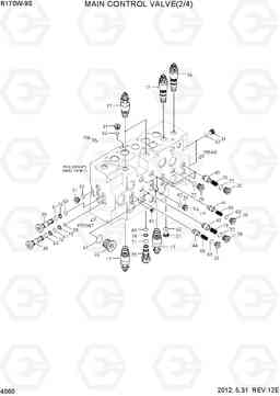 4060 MAIN CONTROL VALVE(2/4) R170W-9S, Hyundai