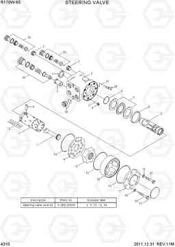 4310 STEERING VALVE R170W-9S, Hyundai