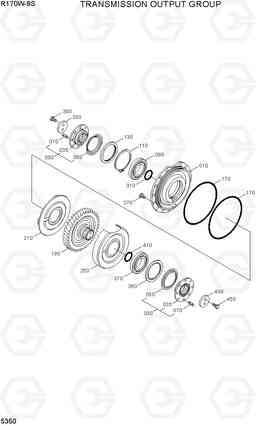 5350 TRANSMISSION OUTPUT GROUP R170W-9S, Hyundai