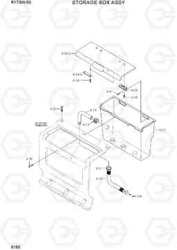 6160 STORAGE BOX ASSY R170W-9S, Hyundai