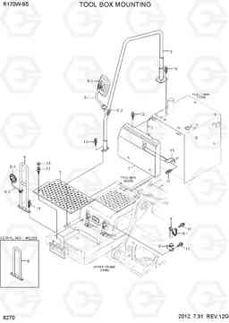 6270 TOOL BOX MOUNTING R170W-9S, Hyundai