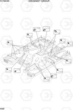 6300 GROMMET GROUP R170W-9S, Hyundai