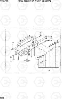 9200 FUEL INJECTION PUMP GENERAL R170W-9S, Hyundai