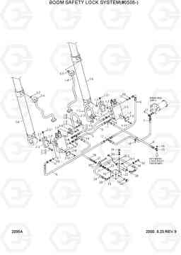 2095A BOOM SAFETY LOCK SYSTEM(#0508-) R180LC-3, Hyundai