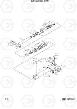 2160 BOOM CYLINDER R180LC-3, Hyundai