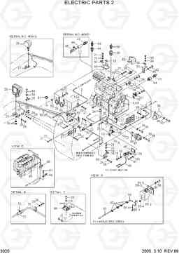 3020 ELECTRIC PARTS 2 R180LC-3, Hyundai