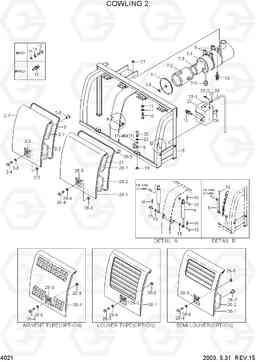 4021 COWLING 2 R180LC-3, Hyundai