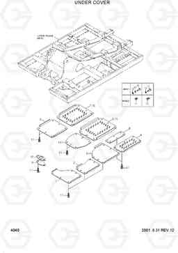 4040 UNDER COVER R180LC-3, Hyundai