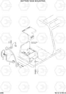 4080 BATTERY BOX MOUNTING R180LC-3, Hyundai