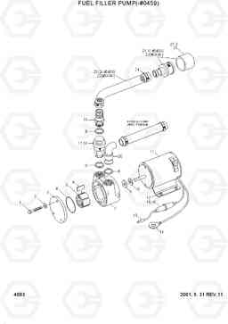 4083 FUEL FILLER PUMP(-#0459) R180LC-3, Hyundai