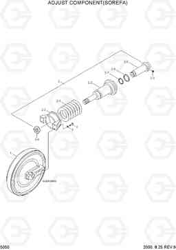 5050 ADJUST COMPONENT(SOREFA) R180LC-3, Hyundai