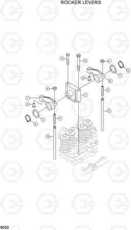 8030 ROCKER LEVERS R180LC-3, Hyundai