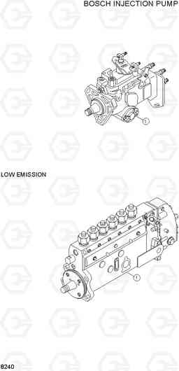 8240 BOSCH INJECTION PUMP R180LC-3, Hyundai