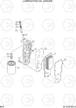 8310 LUBRICATING OIL COOLER R180LC-3, Hyundai