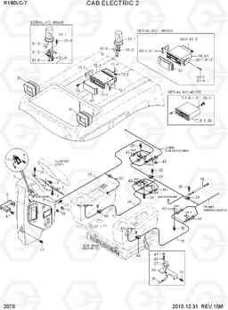 2070 CAB ELECTRIC 2 R180LC-7, Hyundai