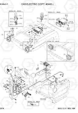 2074 CAB ELECTRIC 2(OPT, #0445-) R180LC-7, Hyundai