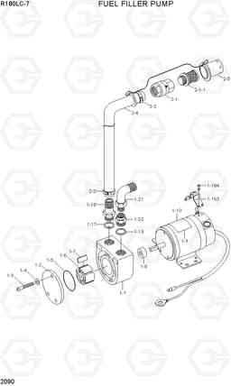 2090 FUEL FILLER PUMP R180LC-7, Hyundai