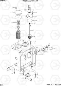 3020 HYDRAULIC TANK R180LC-7, Hyundai