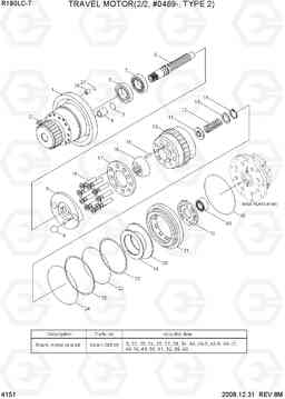 4151 TRAVEL MOTOR(2/2, #0469-, TYPE 2) R180LC-7, Hyundai