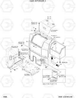 6085 CAB INTERIOR 2 R180LC-7, Hyundai