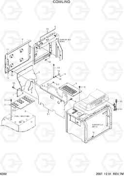 6200 COWLING R180LC-7, Hyundai