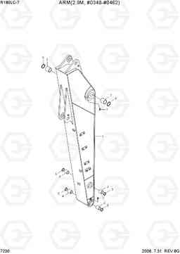 7230 ARM(2.9M, #0348-#0462) R180LC-7, Hyundai