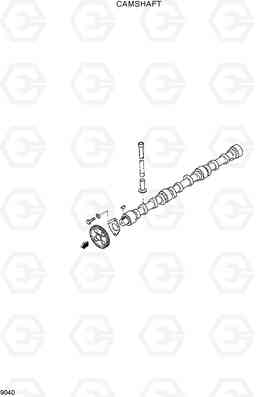 9040 CAMSHAFT R180LC-7, Hyundai