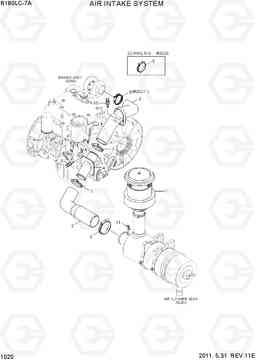 1020 AIR INTAKE SYSTEM R180LC-7A, Hyundai