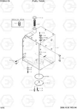 1070 FUEL TANK R180LC-7A, Hyundai