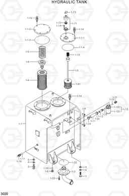 3020 HYDRAULIC TANK R180LC-7A, Hyundai