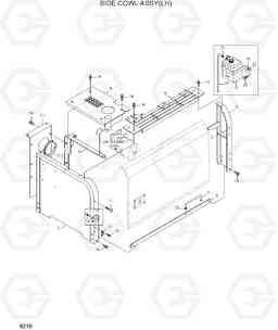 6210 SIDE COWL ASSY(LH) R180LC-7A, Hyundai