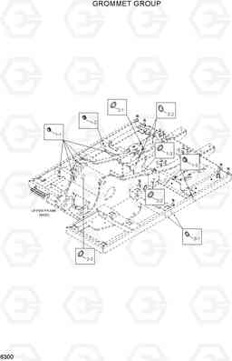 6300 GROMMET GROUP R180LC-7A, Hyundai