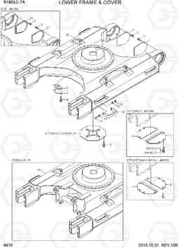 6410 LOWER FRAME & COVER R180LC-7A, Hyundai