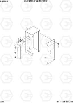 2050 ELECTRIC BOX(-#0148) R180LC-9, Hyundai