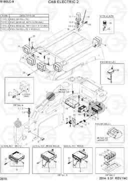 2070 CAB ELECTRIC 2 R180LC-9, Hyundai