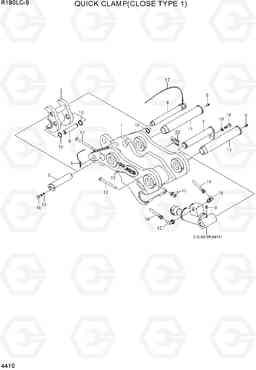 4410 QUICK CLAMP(CLOSE TYPE 1, -#0102) R180LC-9, Hyundai