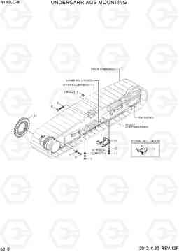 5010 UNDERCARRIAGE MOUNTING R180LC-9, Hyundai