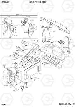 6090 CAB INTERIOR 2 R180LC-9, Hyundai