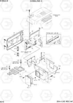 6210 COWLING 2 R180LC-9, Hyundai