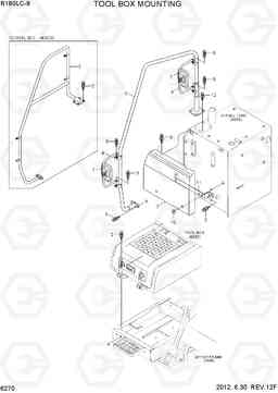 6270 TOOL BOX MOUNTING R180LC-9, Hyundai