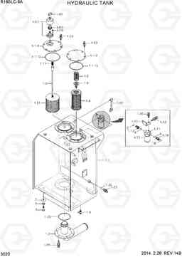 3020 HYDRAULIC TANK R180LC-9A, Hyundai