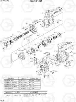 4010 MAIN PUMP R180LC-9A, Hyundai