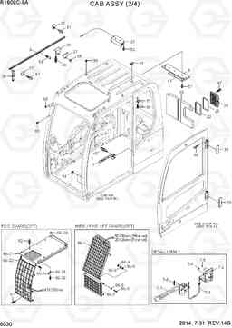 6030 CAB ASSY(2/4) R180LC-9A, Hyundai