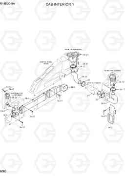 6080 CAB INTERIOR 1 R180LC-9A, Hyundai