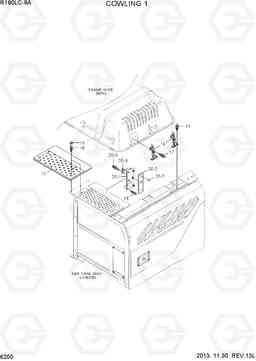 6200 COWLING 1 R180LC-9A, Hyundai